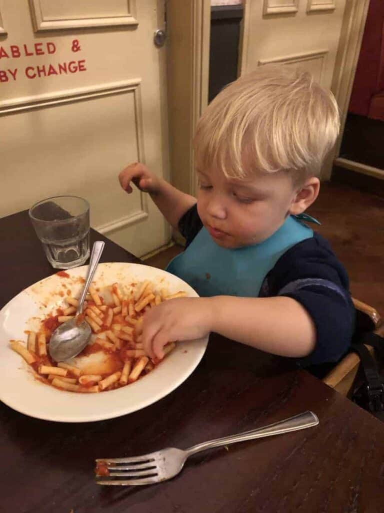 Cafe Rouge allergy friendly tomato pasta