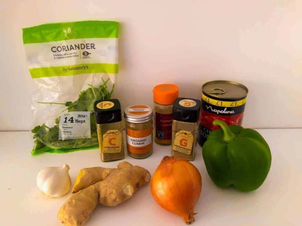 chicken jalfrezi ingredients
