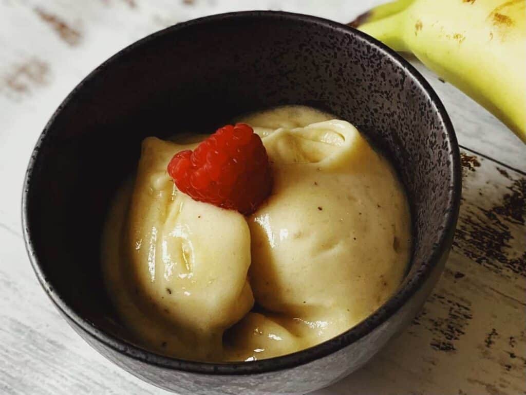 one ingredient vegan banana ice cream