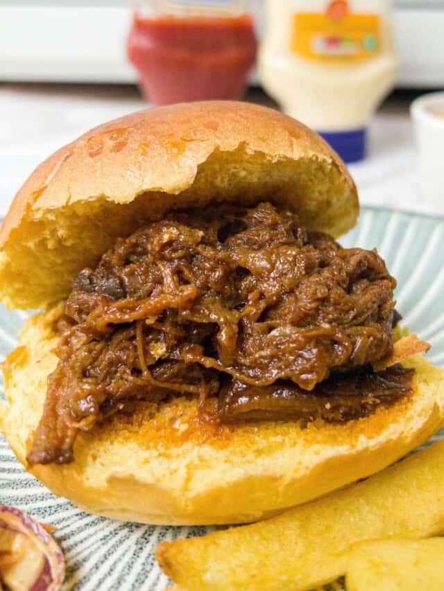 Slow Cooker BBQ Pulled Beef Brisket The Scatty Mum
