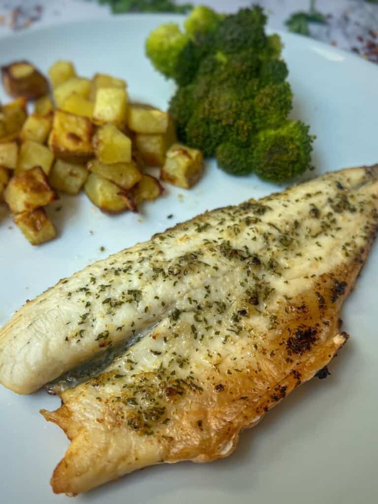 Air Fryer Sea Bass - The Scatty Mum