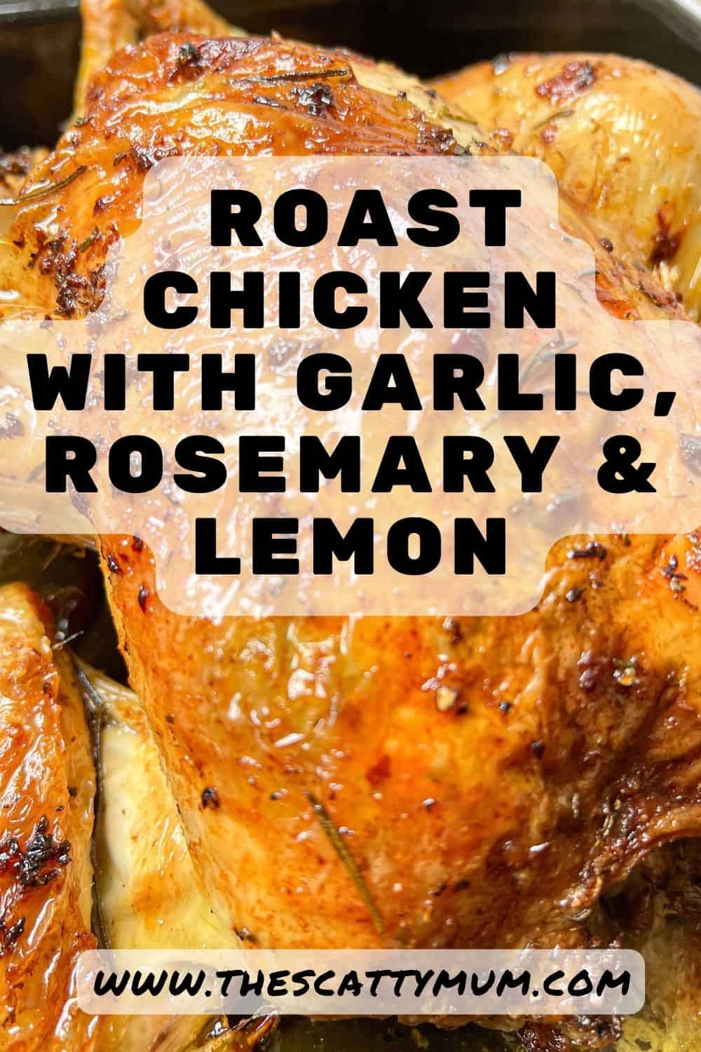 Greek Whole Roast Chicken - The Scatty Mum