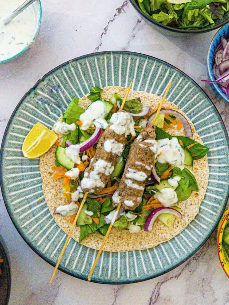 Lamb Kofta Wraps The Scatty Mum