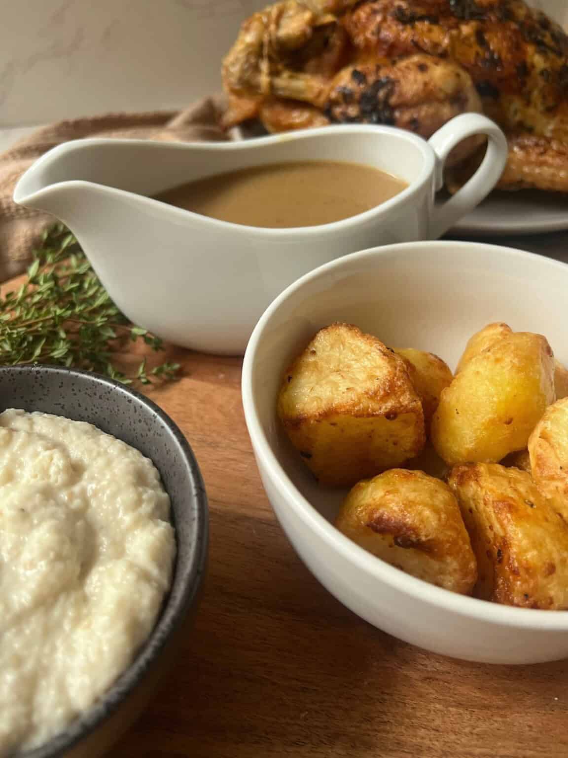 Ninja Air Fryer Roast Potatoes - The Scatty Mum