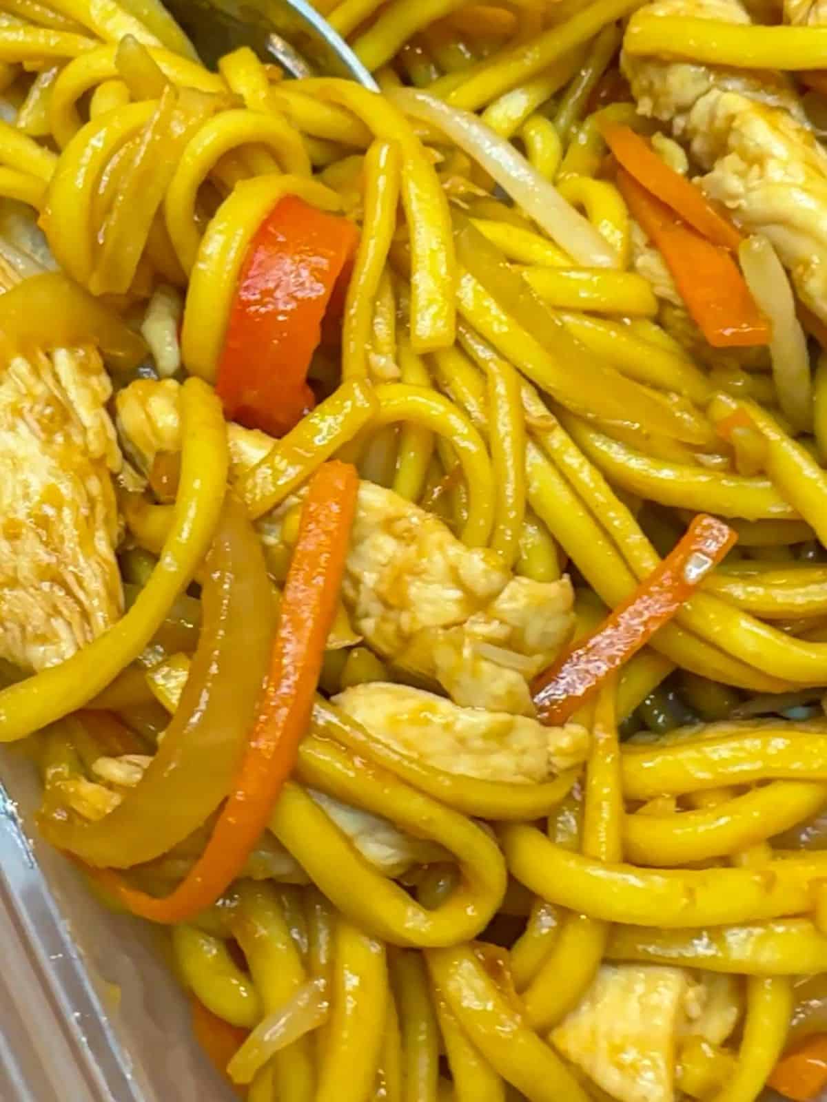 Chicken chow mein.
